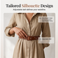 🌸Hot Sale 50% OFF💖Women Long Sleeve Shirt Maxi Dress with Belt Classic Turndown Collar Holiday Resort Long Dress