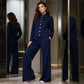 🌸Hot Sale 59% OFF💖Women's Button-Down Cardigan & Wide-Leg Pants Set