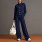 🌸Hot Sale 59% OFF💖Women's Button-Down Cardigan & Wide-Leg Pants Set