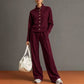 🌸Hot Sale 59% OFF💖Women's Button-Down Cardigan & Wide-Leg Pants Set