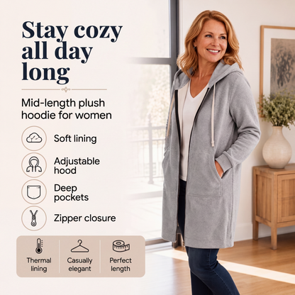 🔥✨ Women's Zip-Up Fleece Hoodies – Cosy Zip-Up Warmth With Everyday Style 🤍