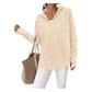🧥✨ Women's Quarter Zip Pullover – Soft Stretch,Ribbed Texture, Relaxed Fit 🔥🌸