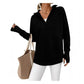 🧥✨ Women's Quarter Zip Pullover – Soft Stretch,Ribbed Texture, Relaxed Fit 🔥🌸