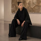 ⌛Limited-time offer-Women's Loose Hooded Cape Top & Wide-Leg Pants Set