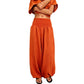 💖Women's Casual Smocked Waist Harem Pants – Relaxed Fit Pants For Effortless Everyday Comfort 🤍