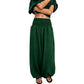 💖Women's Casual Smocked Waist Harem Pants – Relaxed Fit Pants For Effortless Everyday Comfort 🤍