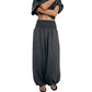 💖Women's Casual Smocked Waist Harem Pants – Relaxed Fit Pants For Effortless Everyday Comfort 🤍