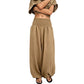 💖Women's Casual Smocked Waist Harem Pants – Relaxed Fit Pants For Effortless Everyday Comfort 🤍