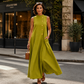 ✨Women's Chic Sleeveless Button Maxi Dress – Elegant Flowing Fit For Effortless Everyday Style🤍