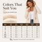 ✨Women's Casual Double-Breasted Knit Cardigan – Elegant Casual Layer For Cosy Everyday Style 🤍