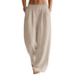 👖 Women's Elastic Waist Wide-Leg Pants – Flattering Relaxed Fit For Everyday Comfort & Style 🤍