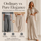 👖 Women's Elastic Waist Wide-Leg Pants – Flattering Relaxed Fit For Everyday Comfort & Style 🤍