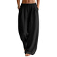 👖 Women's Elastic Waist Wide-Leg Pants – Flattering Relaxed Fit For Everyday Comfort & Style 🤍