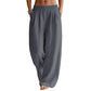 👖 Women's Elastic Waist Wide-Leg Pants – Flattering Relaxed Fit For Everyday Comfort & Style 🤍