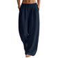 👖 Women's Elastic Waist Wide-Leg Pants – Flattering Relaxed Fit For Everyday Comfort & Style 🤍