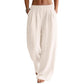👖 Women's Elastic Waist Wide-Leg Pants – Flattering Relaxed Fit For Everyday Comfort & Style 🤍