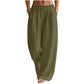 👖 Women's Elastic Waist Wide-Leg Pants – Flattering Relaxed Fit For Everyday Comfort & Style 🤍