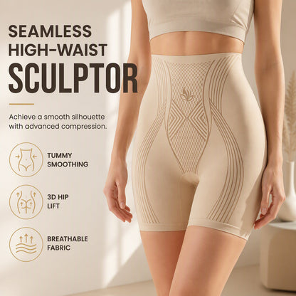 ✨Women’s Seamless High Waisted Tummy Control Panties – Smooth Sculpting Fit For Everyday Confidence 🤍