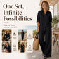 Bestseller👚 Casual Shirt & Wide-Leg Pants Set – Effortless Coordination & All-Day Comfort for Every Look