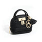 👜💛 LIMITED TIME 50% OFF! 🔑Mini Shell Bag Keychain – PU Leather Lipstick Coin Purse with Golden Padlock & Tassel
