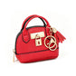 👜💛 LIMITED TIME 50% OFF! 🔑Mini Shell Bag Keychain – PU Leather Lipstick Coin Purse with Golden Padlock & Tassel