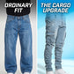 👖 LIMITED-TIME 50% OFF! ✨Slim Fit Denim Cargo Pants