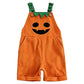 🎃Kids Halloween Pumpkin Corduroy Overalls Suspender Shorts with Pockets – Cute Autumn Outfit For Trick Or Treat & Festive Fun🍂