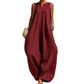 ☀️Women's Sleeveless V-Neck Wide-Leg Jumpsuit With Pockets– Effortless Chic With Pockets For Everyday Style🤍