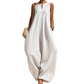 ☀️Women's Sleeveless V-Neck Wide-Leg Jumpsuit With Pockets– Effortless Chic With Pockets For Everyday Style🤍