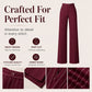 ✨ Women's High-Waisted Striped Wide-Leg Trousers – Flattering Fit For Effortless Everyday Style 🤍