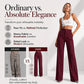 ✨ Women's High-Waisted Striped Wide-Leg Trousers – Flattering Fit For Effortless Everyday Style 🤍