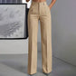 ✨ Women's High-Waisted Striped Wide-Leg Trousers – Flattering Fit For Effortless Everyday Style 🤍