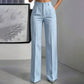 ✨ Women's High-Waisted Striped Wide-Leg Trousers – Flattering Fit For Effortless Everyday Style 🤍
