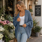 ✨ Women's Batwing Sleeve Knit Cardigan – Relaxed Fit Layer For Effortless Everyday Style 🤍
