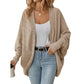 ✨ Women's Batwing Sleeve Knit Cardigan – Relaxed Fit Layer For Effortless Everyday Style 🤍
