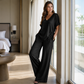 ✨Women’s Casual V-Neck Top & Wide-Leg Pants Set– Effortless Chic Comfort For Everyday Style🤍