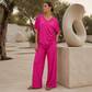 ✨Women’s Casual V-Neck Top & Wide-Leg Pants Set– Effortless Chic Comfort For Everyday Style🤍