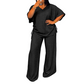 ✨Women’s Casual V-Neck Top & Wide-Leg Pants Set– Effortless Chic Comfort For Everyday Style🤍