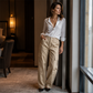⏳LIMITED OFFER 70% OFF🌞Women's High Waisted Cargo Pants Relaxed Fit Straight Leg Utility Trousers with Pockets