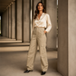 ⏳LIMITED OFFER 70% OFF🌞Women's High Waisted Cargo Pants Relaxed Fit Straight Leg Utility Trousers with Pockets