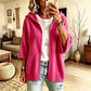 ✨ Women's 3/4 Sleeve Hooded Knit Cardigan – Soft Lightweight Layer For Effortless Everyday Style 🤍