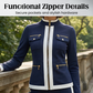 Women's 2-Piece Color-Block Tracksuit Set