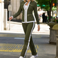 Women's 2-Piece Color-Block Tracksuit Set