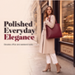 ✨ Women's Premium PU Leather Handbag – Stylish 2-Way Shoulder & Crossbody Bag For Everyday Elegance 👜