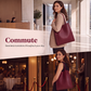 ✨ Women's Premium PU Leather Handbag – Stylish 2-Way Shoulder & Crossbody Bag For Everyday Elegance 👜