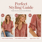 ☀️Women's Vintage Floral Top with Ruffled V-Neckline - Light, Breezy & Beautifully Chic🌸