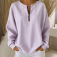 ✨ Women's Striped Zip-Up Top – Casual Long Sleeve Sweatshirt For Effortless Everyday Style 🤍