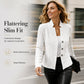 ✨Women's Textured Button Down Blazer Jacket – Effortless Elegance for Every Occasion