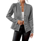 ✨Women's Textured Button Down Blazer Jacket – Effortless Elegance for Every Occasion