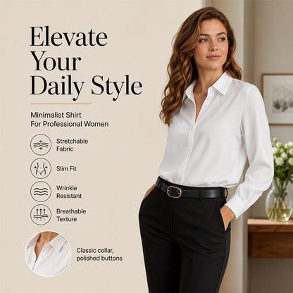 👚New Arrivals - Satin Button-Front Shirt – Soft Fluid Drape & Versatile Pairing for Any Occasion
